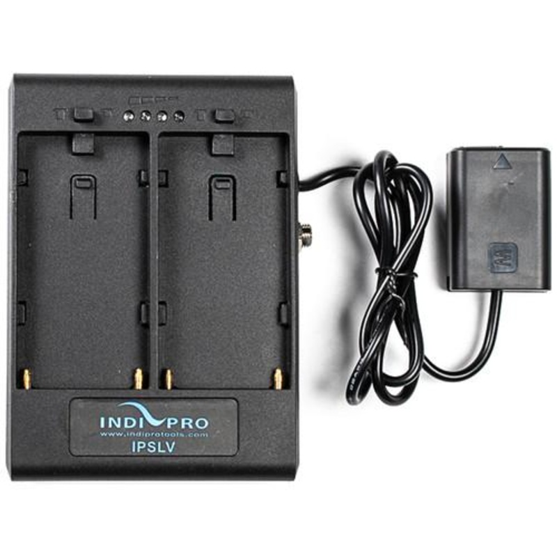 Dual Sony L-Series Power Adapter to Sony NP-FW50 Type Dummy Battery w/ 1/4-20 Insert
