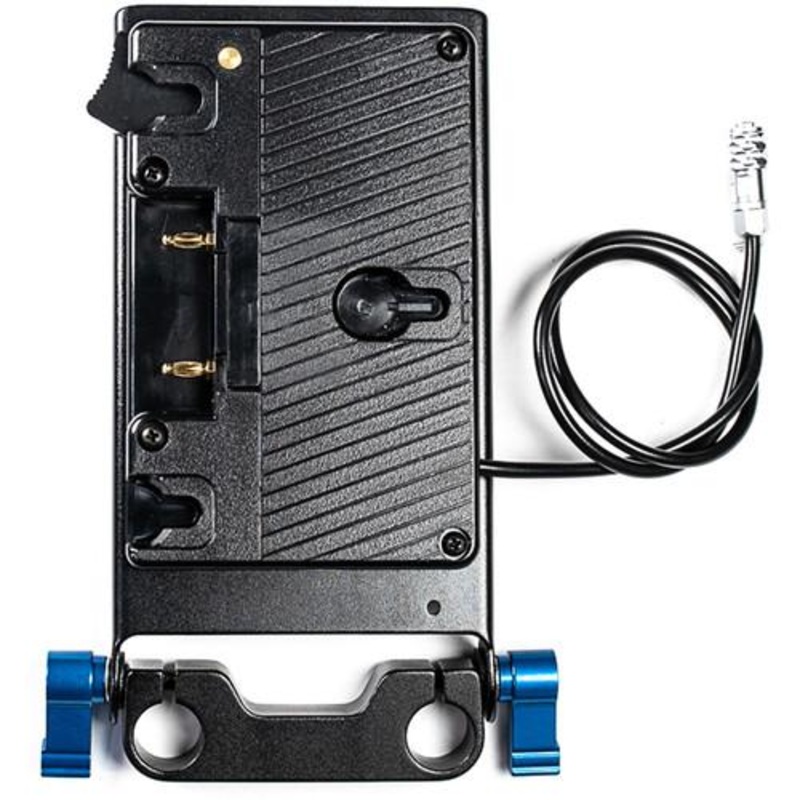 Open Box Gold Mount Battery Adapter Plate for BMPCC 4K/6K/6K Pro/6k G2 w/ 15mm Rod System (16")