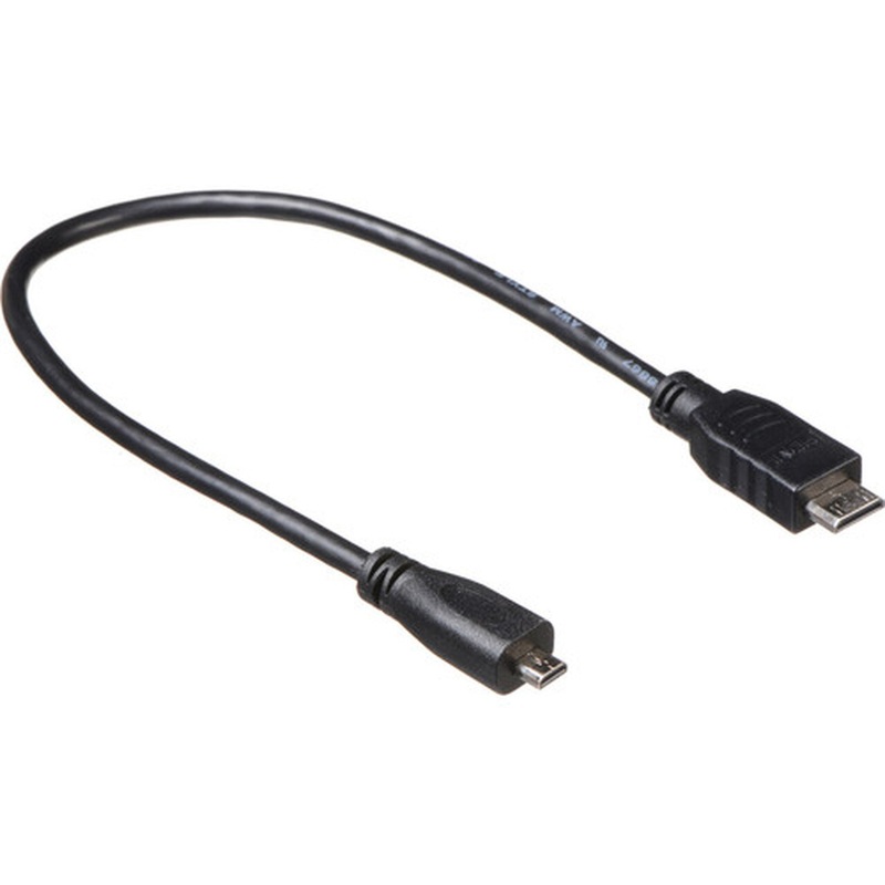 Teradek (Type D) Micro-HDMI Male to (Type C) Mini-HDMI Male Cable (12in/30cm)