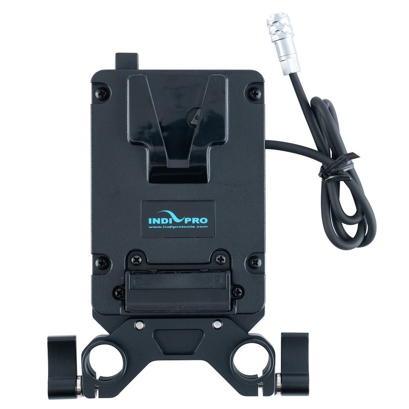 Ultra Mini V-Mount Adapter Plate w/ 15mm Rod Clamp for BMPCC 4K/6K/6K Pro/6k G2