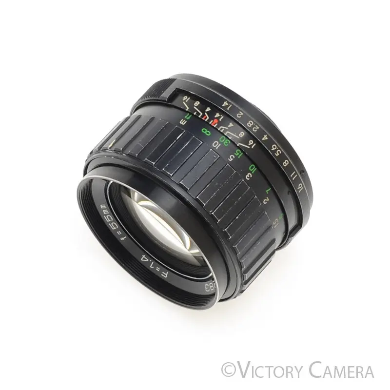 Cavalier 55mm f1.4 Fast Prime Lens for Pentax M42 Screw Mount [EXC]