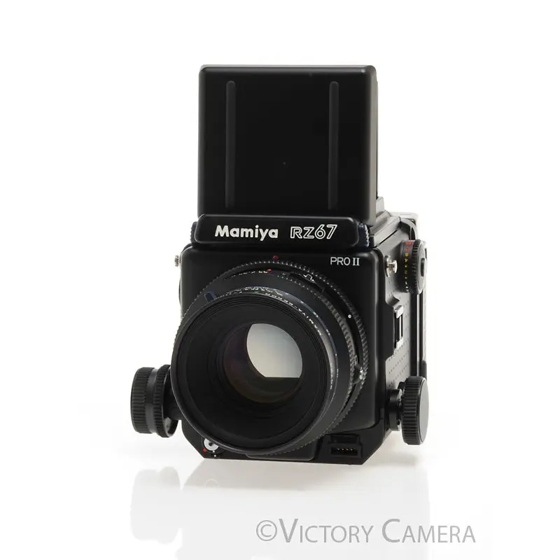 Mamiya RZ67 Pro II 6x7 Camera w/ WLF, 110mm f2.8 Prime Lens 120 Back [MINT-]