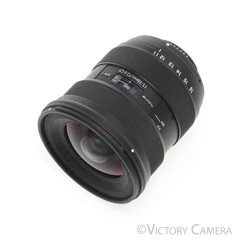 Tokina 11-16mm f2.8 CF atx-i Wide Angle Zoom Lens for Nikon DX [EXC+]