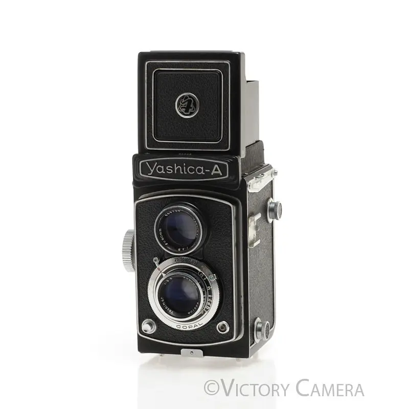 Yashica-A TLR Twin Lens Reflex Camera w/ 80mm F3.5 Yashimar [EXC]