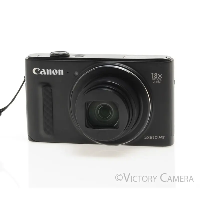 Canon PowerShot SX610 HS 20.2MP Black Digital Point & Shoot Camera [EXC]