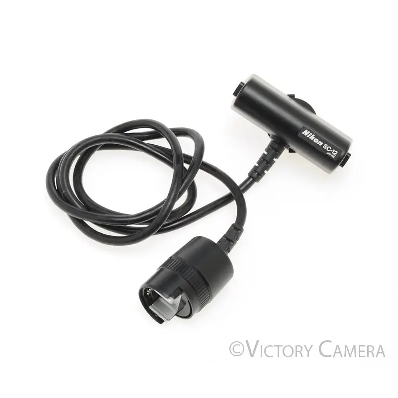 Nikon SC-12 TTL Cord F/Speedlight SB-11 Flash Unit & F3 Cameras [EXC]