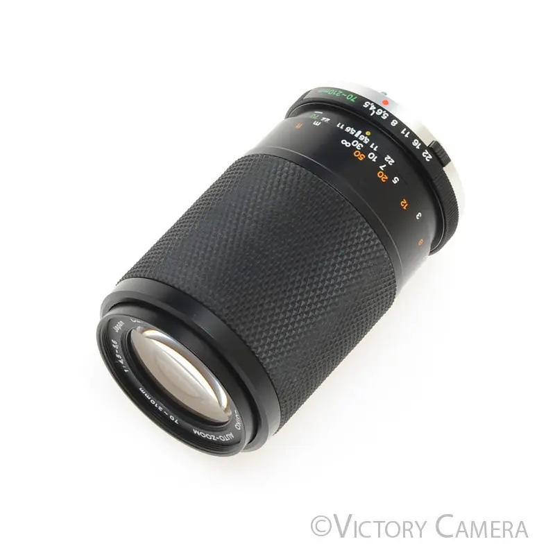 Olympus S Zuiko 70-210mm f4.5-5.6 Auto-Zoom Telephoto Lens for OM [EXC+]
