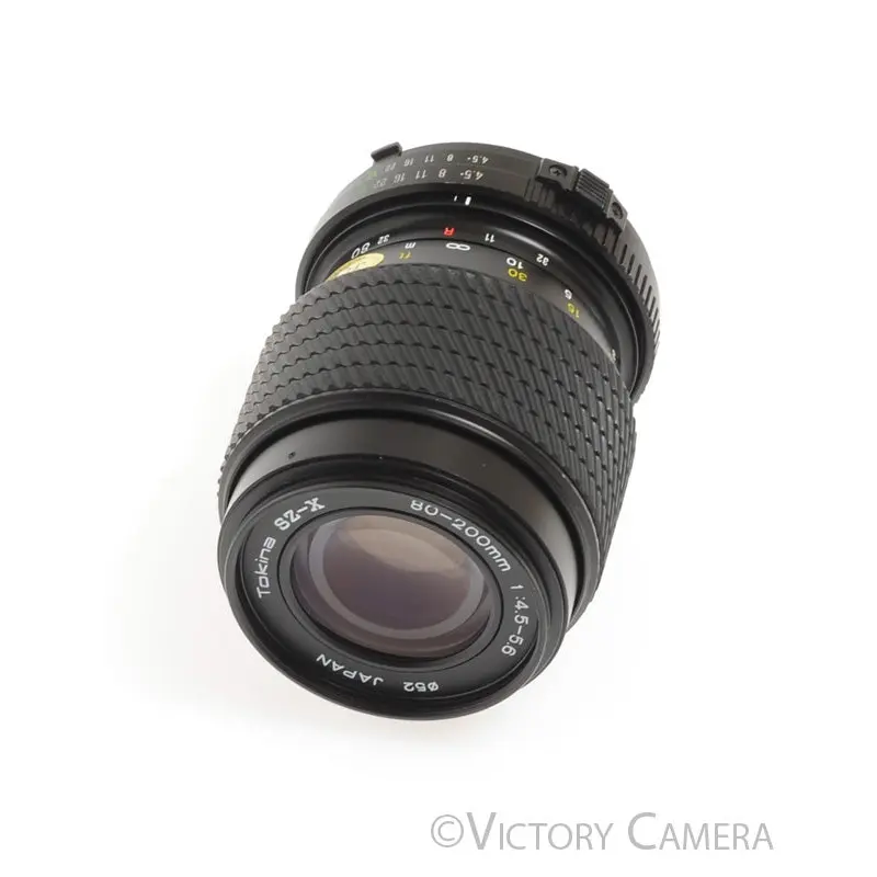 Tokina SZ-X 80-200mm f4.5-5.6 Telephoto Zoom Lens for Minolta MD Mount