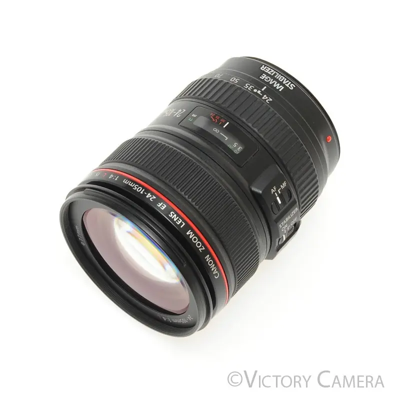Canon EF EOS 24-105mm f4 L USM Full Frame Zoom Lens w/ Shade [EXC+]