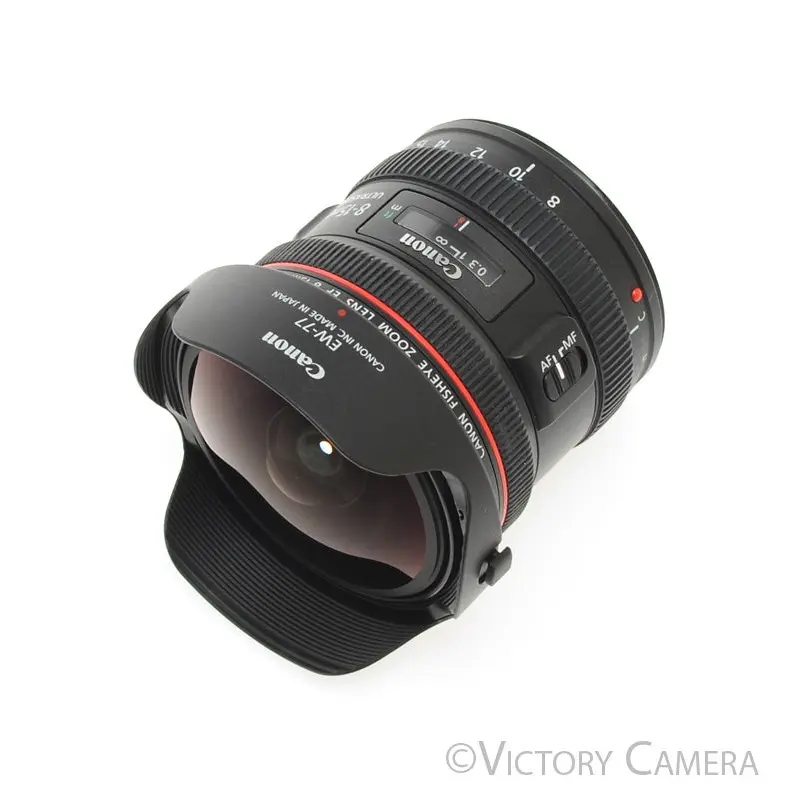 Canon EOS EF 8-15mm f4 L USM Fisheye Zoom Lens [MINT-]