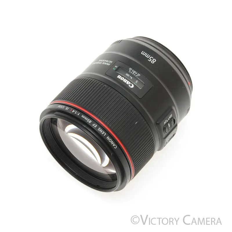 Canon EOS EF 85mm f1.4 L IS USM Fast Portrait Lens [EXC+]