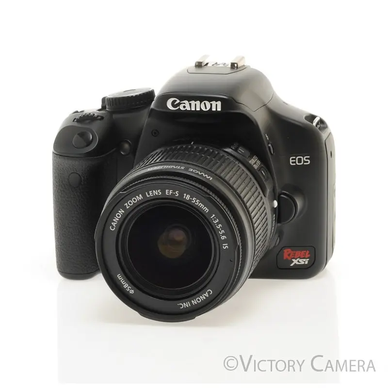 Canon EOS Rebel XSi 12.2MP Digital SLR Camera w/ 18-55mm Lens [EXC+]