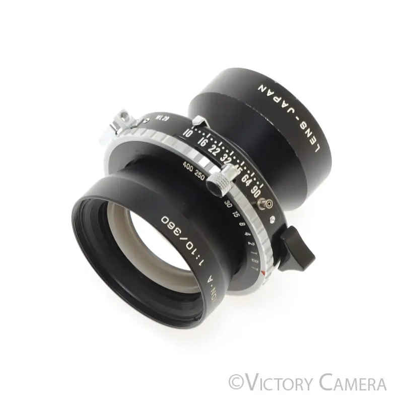 Fujinon-A 360mm F10 8x10 View Camera Lens in Copal #1 [GOOD]