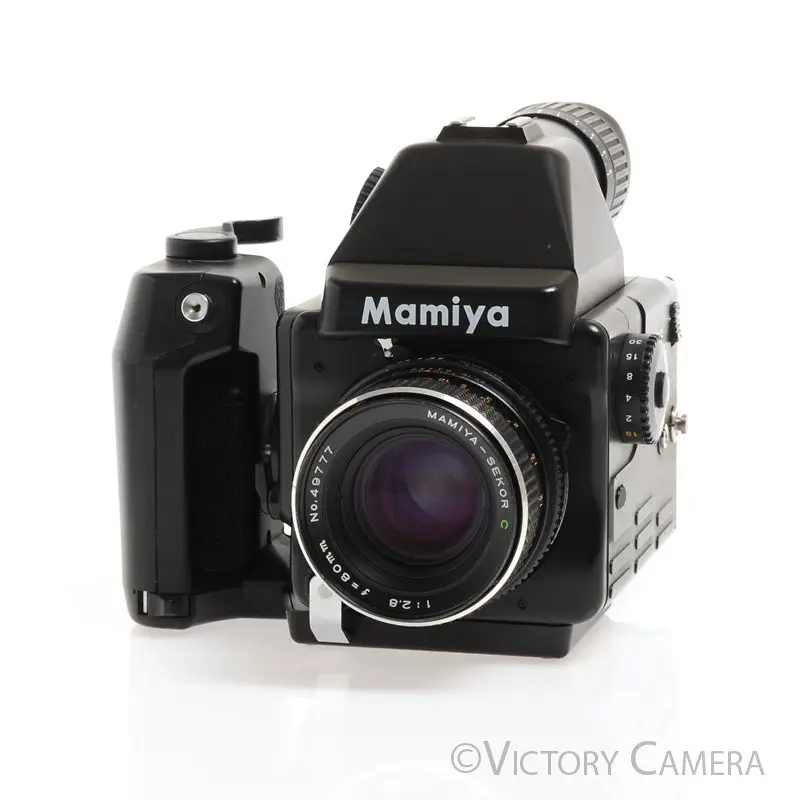 Mamiya 645E Medium Format Camera w/ Metered Prism 80mm f2.8 Lens, Winder [EXC]