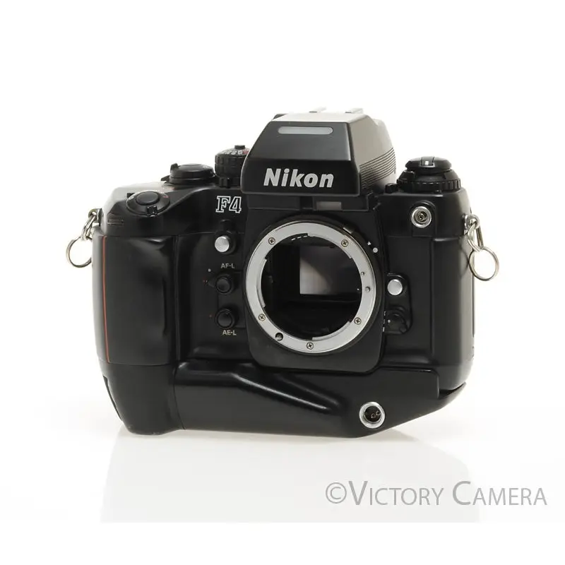 Nikon F4 35mm Pro Film Camera Body w/ MB-21 Battery Grip [EXC-]