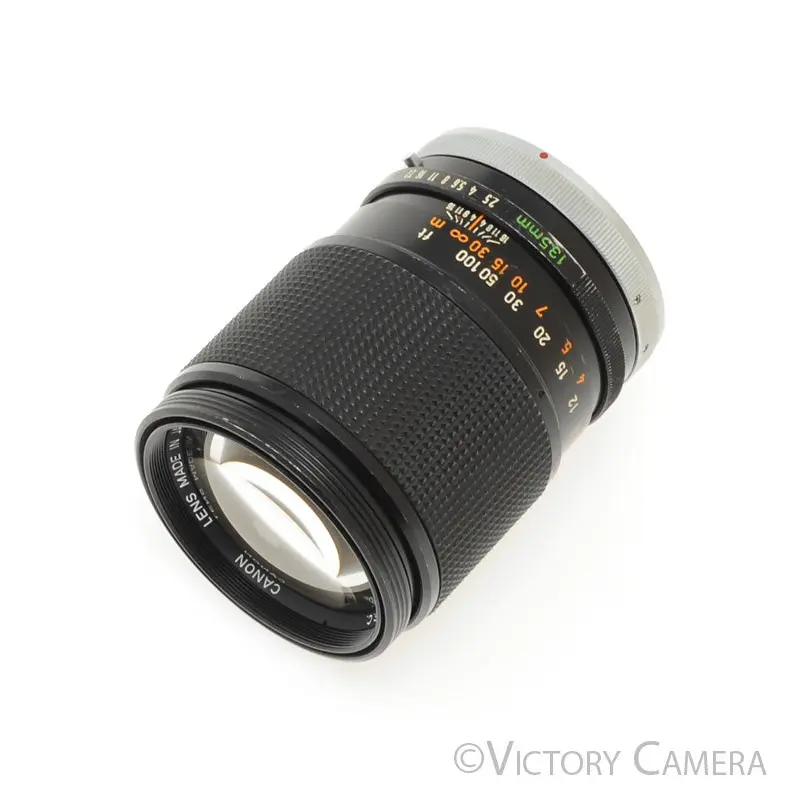 Canon FD 135mm f2.5 S.C. Fast Telephoto Prime Lens [EXC]
