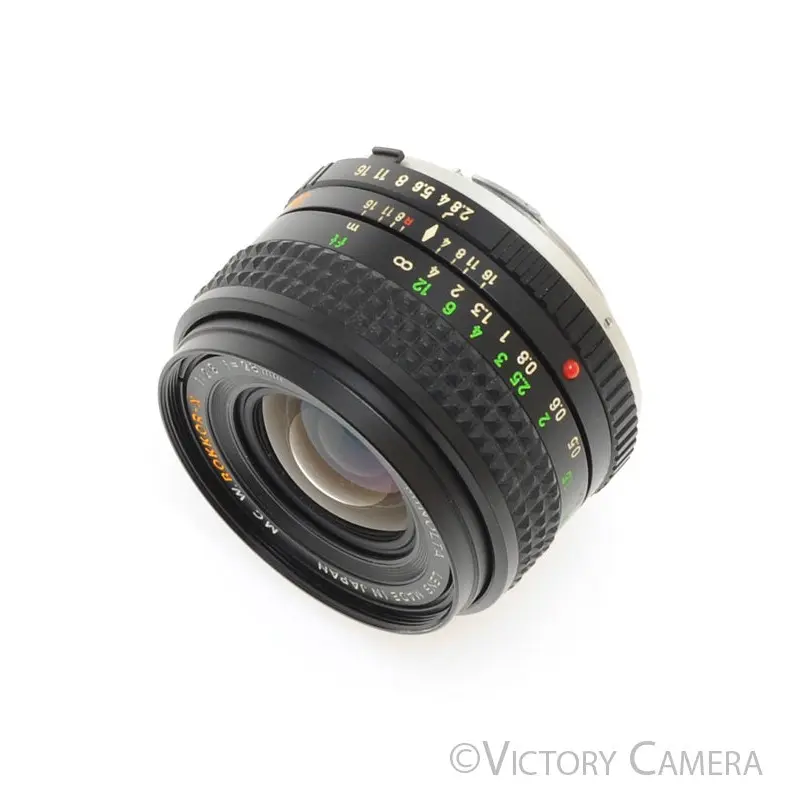 Minolta W.Rokkor-X 28mm f2.8 MD Wide Angle Prime Lens -Clean-  [EXC+]