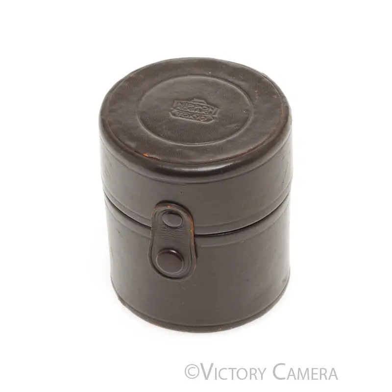 Nikon Nippon Kogaku Leather Lens Case [EXC-]