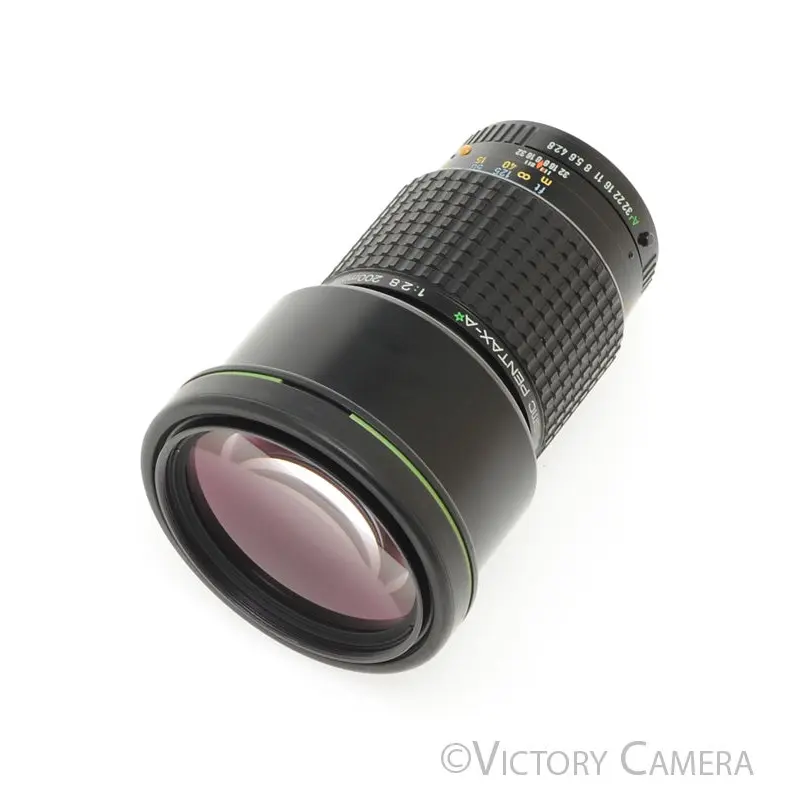 Pentax SMC Pentax-A Green Star 200mm f2.8 ED K Mount Telephoto Lens [EXC]