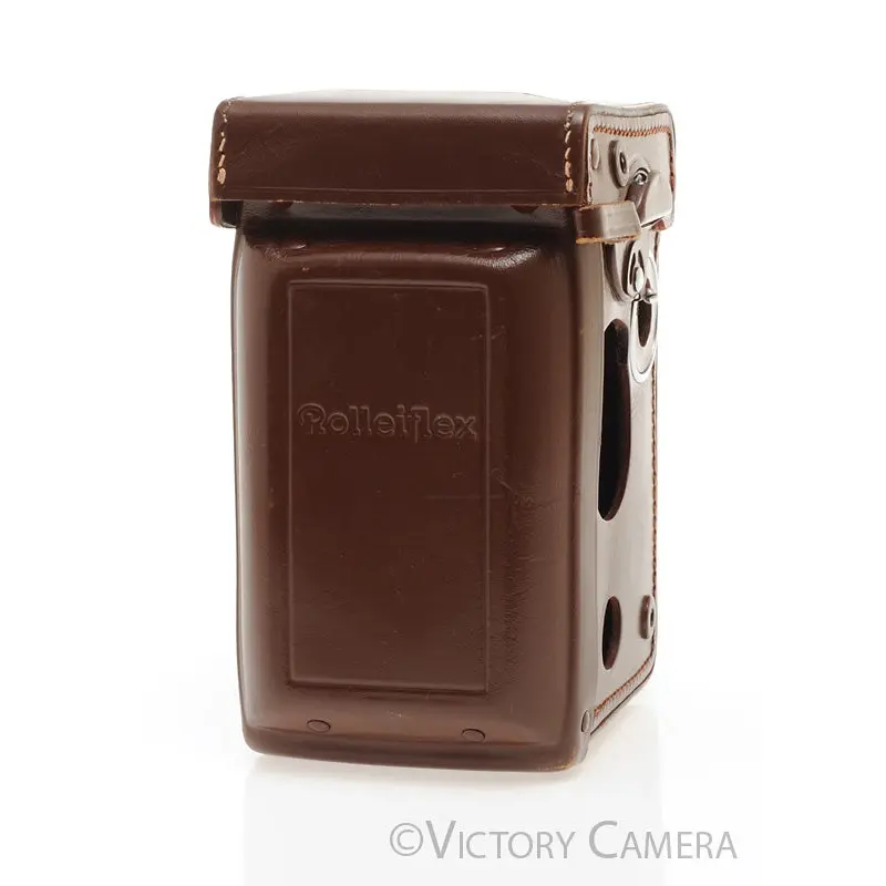 Rollei Rolleiflex T Brown Leather Ever Ready Case [EXC+]