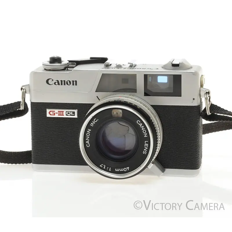 Canonet QL17 QL-17 GIII Rangefinder Camera -New Seals- [EXC+]