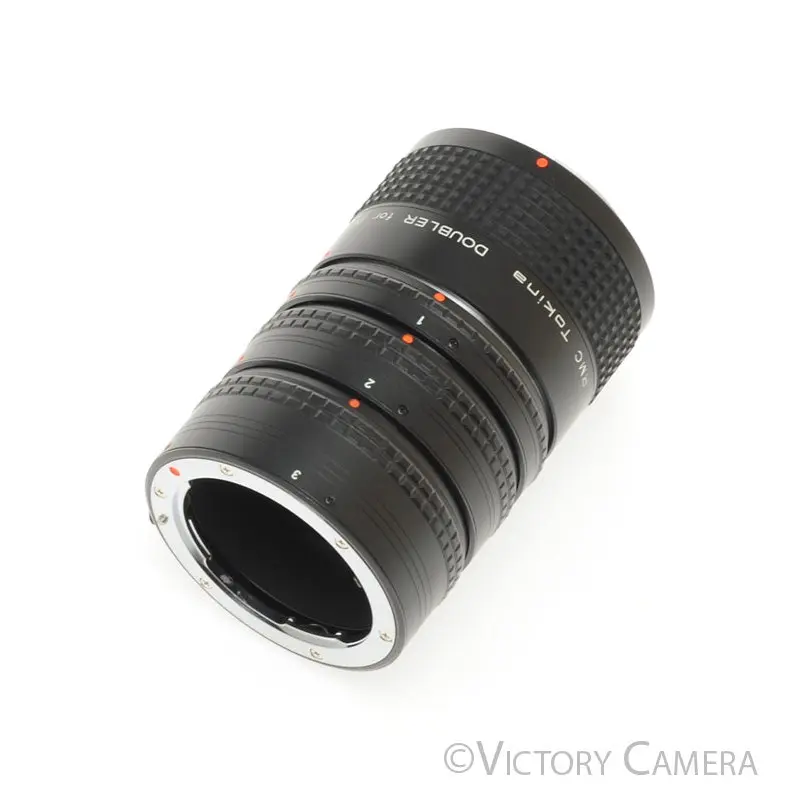 Pentax K Mount Macro Extension Tube Set 1, 2, & 3 + 2x Teleconverter [MINT-]