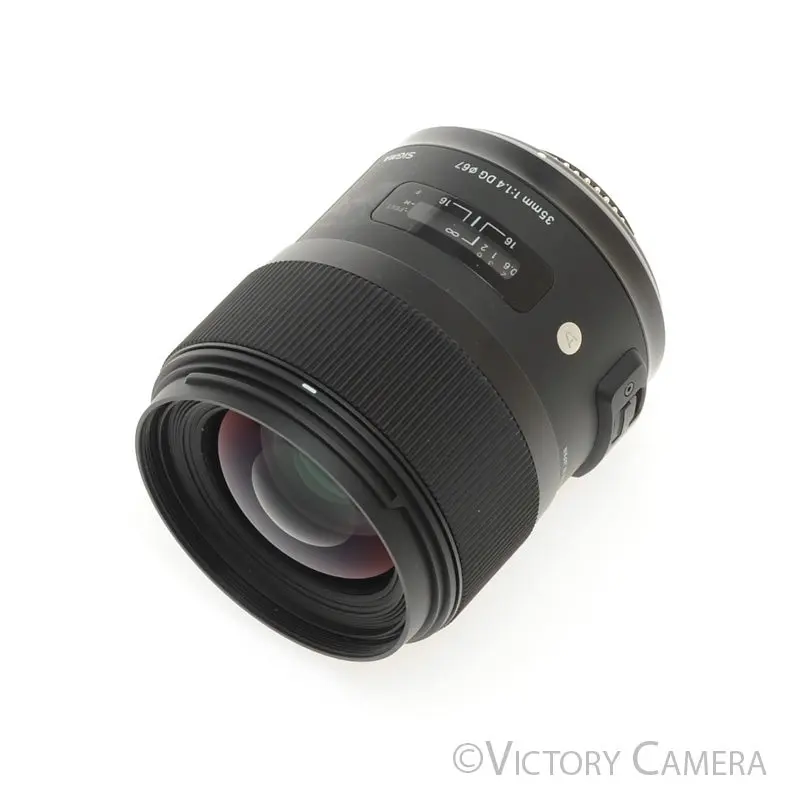 Sigma Art 35mm f1.4 DG Wide Angle Prime Lens for Nikon [EXC+]