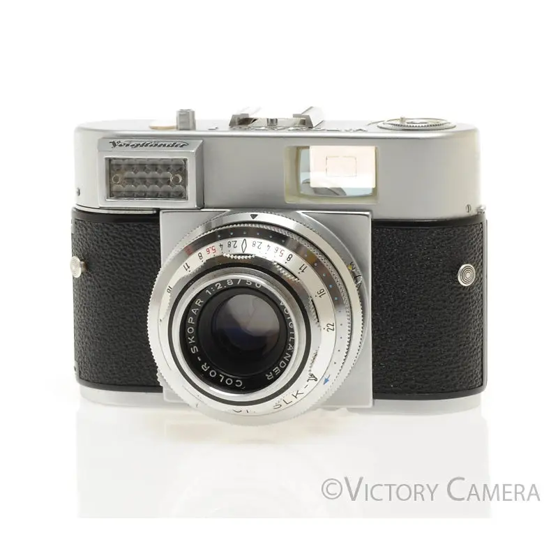 Voigtlander Vitomatic I Chrome 35mm Camera w/ 50mm f2.8 Lens [MINT-]