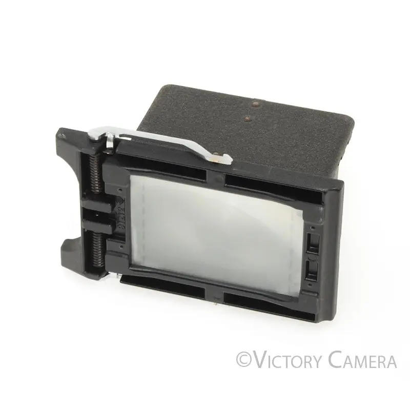 Graflex Baby Graphic 3 1/4" x 4 1/4" Graflok Ground Glass + Pop Shade [EXC+]