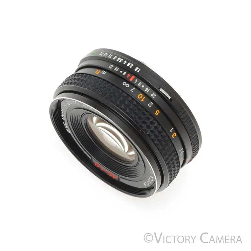 Konica Hexanon AR 40mm f1.8 Manual Focus Prime Lens AR Mount [EXC]