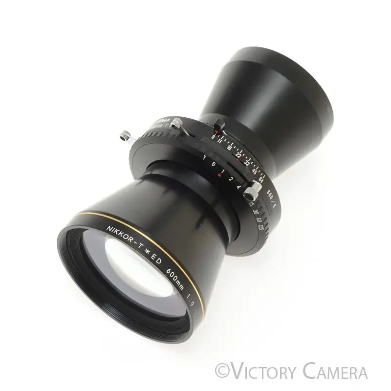 Nikon Nikkor-T * ED 600mm F9 8x10 View Camera Lens in Copal #3 [EXC]