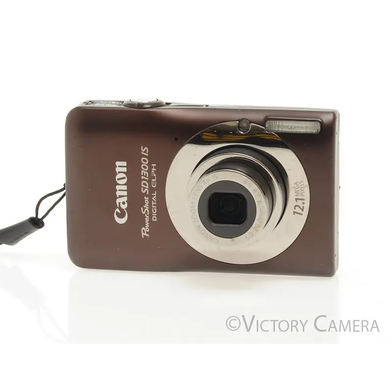 Canon PowerShot SD1300 IS Digital ELPH 12MP Compact Digital Camera [EXC]