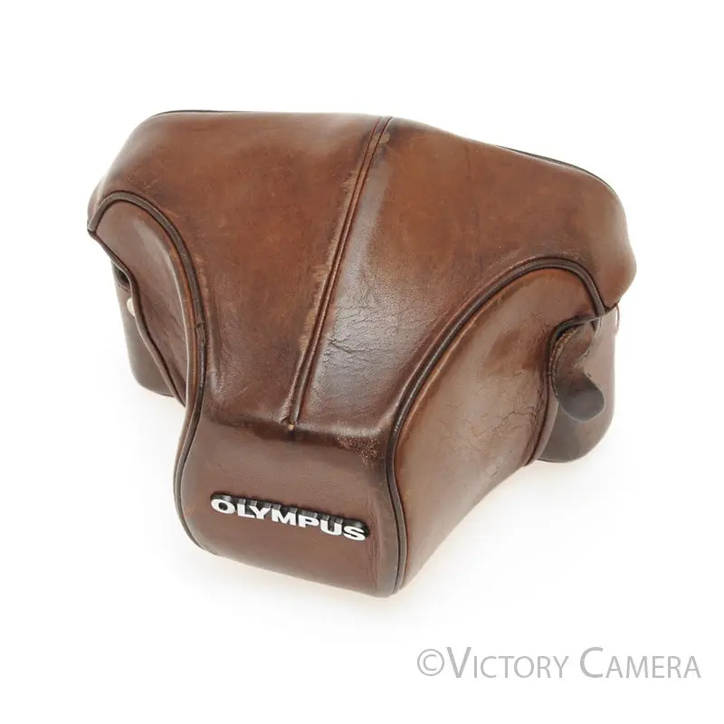 Olympus Original Brown Leather Fitted Ever Ready Case for OM-1,OM-2 [EXC]