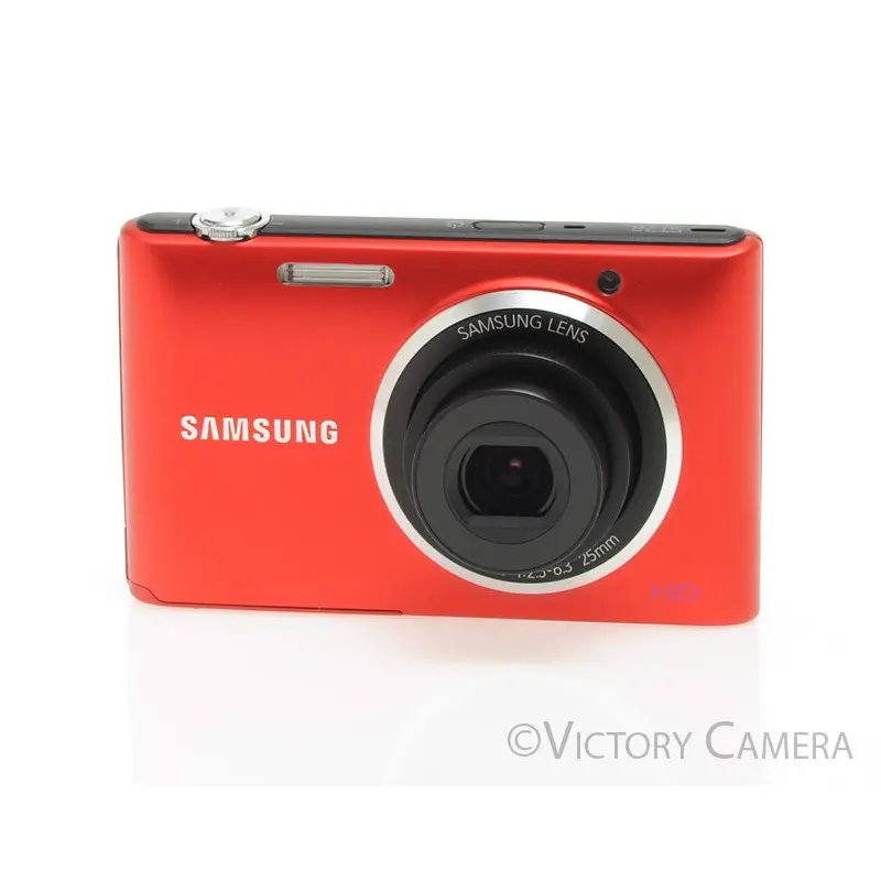 Samsung ST72 Red 16.2MP Digital Point & Shoot Camera [EXC+]