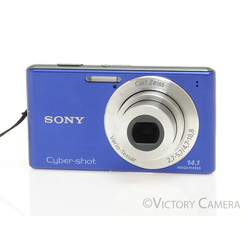 Sony CyberShot DSC-W530 Blue 14.1MP Digital Point & Shoot Camera [EXC]