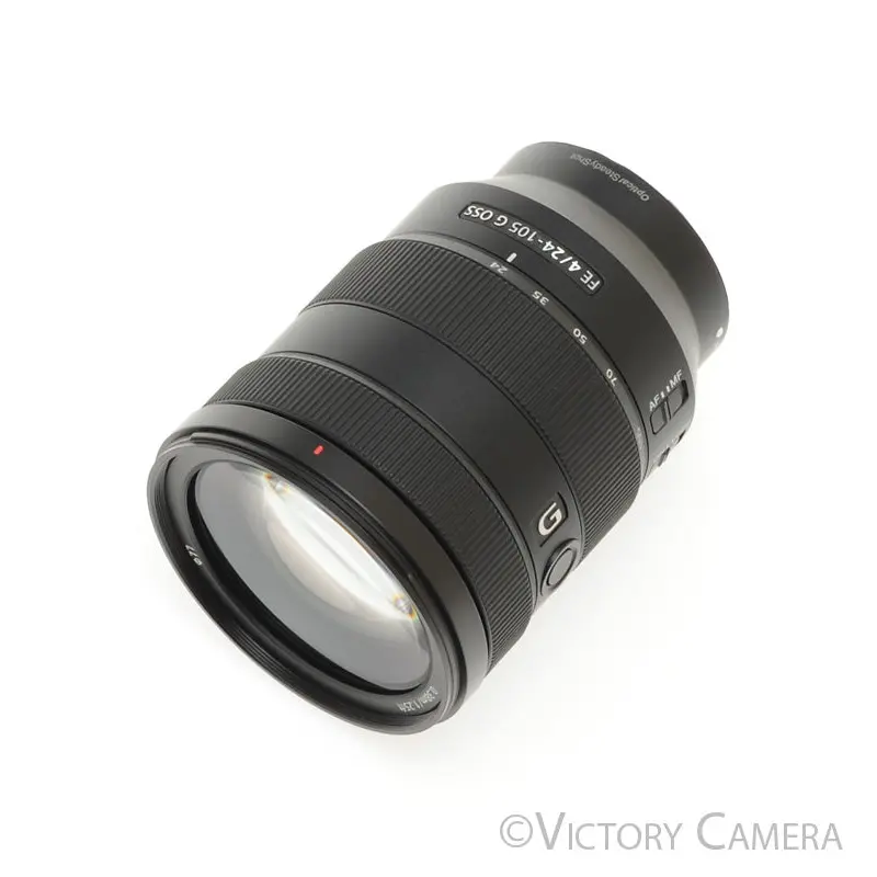 Sony FE 24-105mm f4 G OSS Full Frame Zoom Lens for E Mount w/ Shade [MINT-]