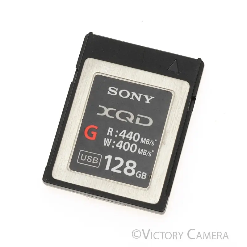 Sony XQD 128GB Memory Card 440MB/s Read 400MBs Write [MINT-]