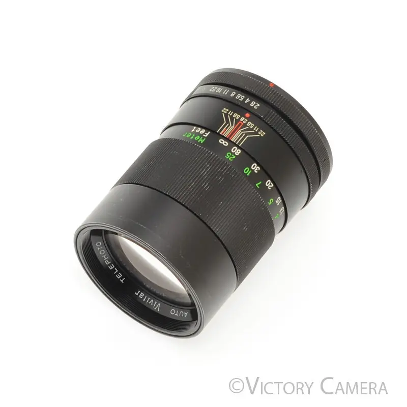 Vivitar 135mm f2.8 Telephoto Portrait Headshot Lens for Canon FD [MINT-]