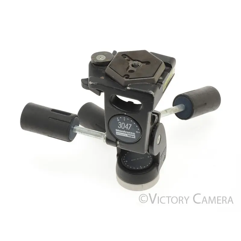 Bogen Manfrotto 3047 Tripod Head w/ QR Plate [EXC]