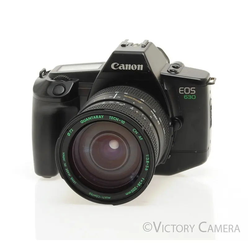 Canon EOS 630 35mm Film Camera w/ 28-200mm Autofocus Zoom Lens [EXC+]