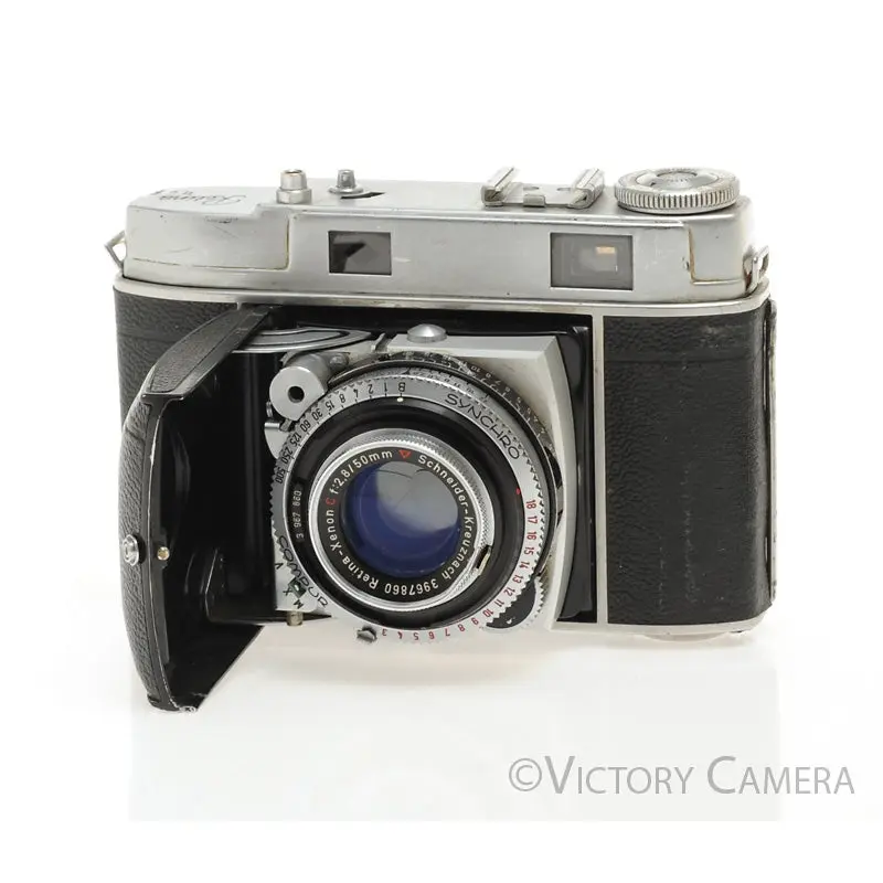 Kodak Retina IIc Rangefinder Folder Camera with Xenon C 50mm f2.8 Lens [BAR]