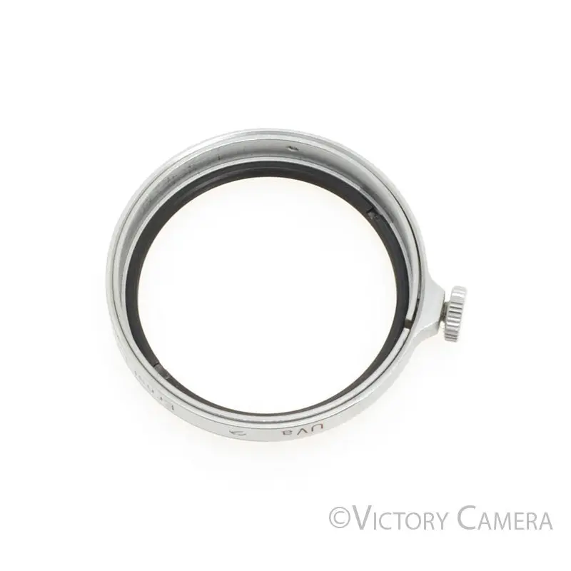 Leica Chrome Clamp-On UVa Filter FIOLA  [EXC+]