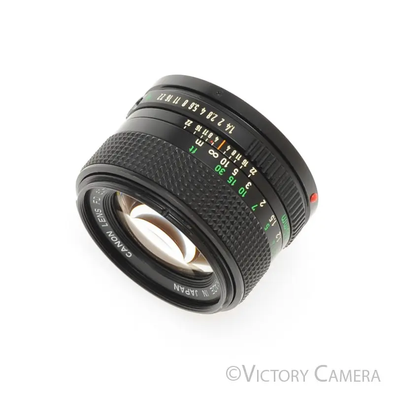 Canon FD 50mm f1.4 (late version) Fast Prime Lens [EXC+]