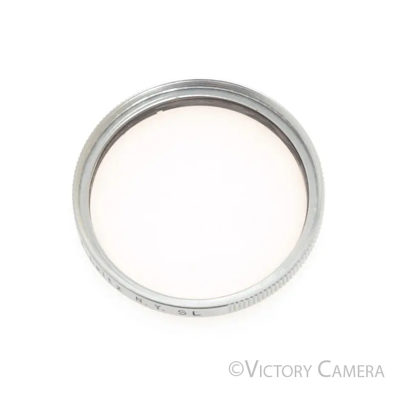 Leica E. Leitz NY 39mm Chrome SL Skylight Filter [EXC+]