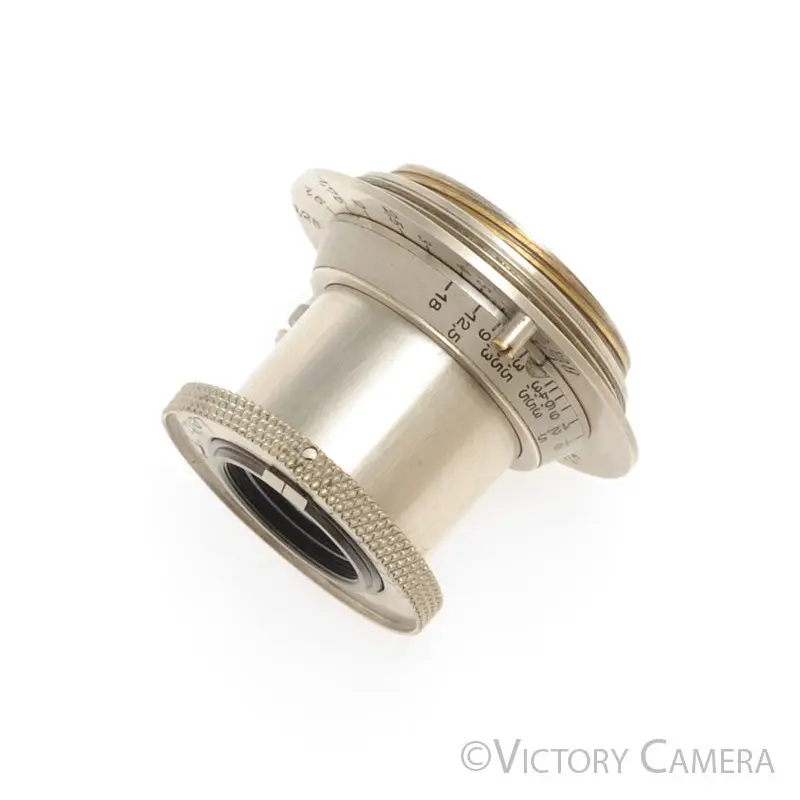 Leica Elmar Uncoated 5cm 50mm F3.5 L39 Mtr LTM Screw Mount Lens