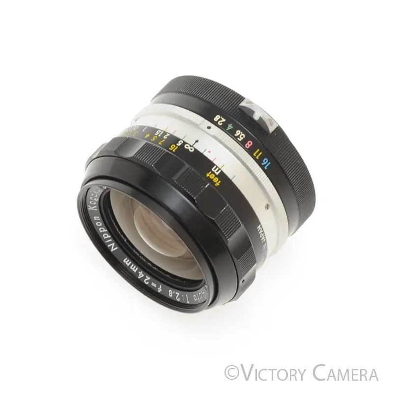 Nikon Nikkor-N 24mm f2.8 non-AI Photomic Wide Angle Lens [EXC+]