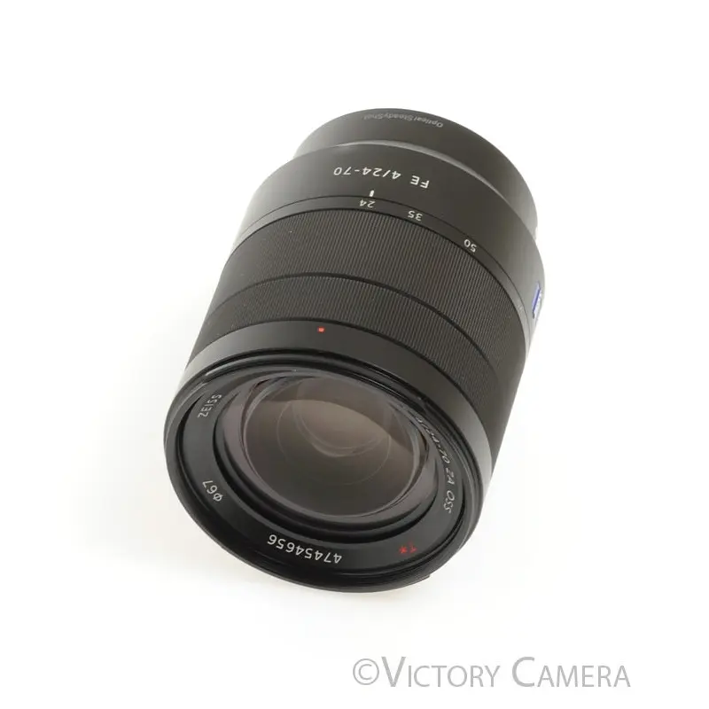 Sony Zeiss Vario-Tessar FE 24-70mm f4 T* E Mount Full Frame Zoom Lens [EX+]