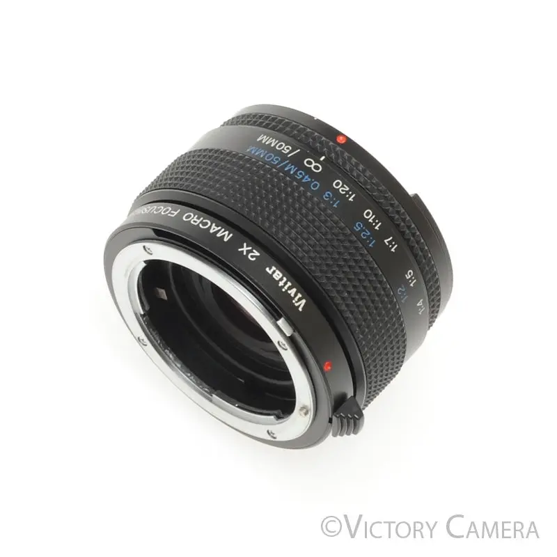 Vivitar  Tele-Macro 2x 1:1 Teleconverter w/ Case for Nikon AI