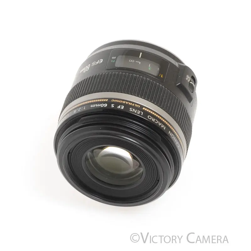 Canon EOS EF-S 60mm f2.8 USM 1:1 Macro Prime Lens -Clean-