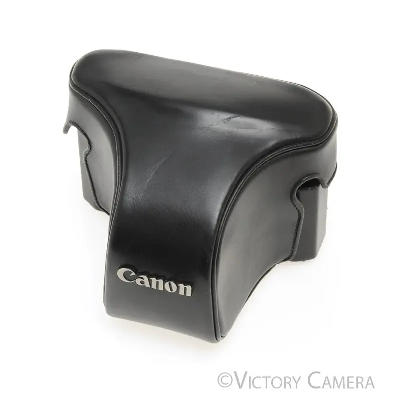 Canon F-1 Original Black Leather Ever Ready Case [EXC]